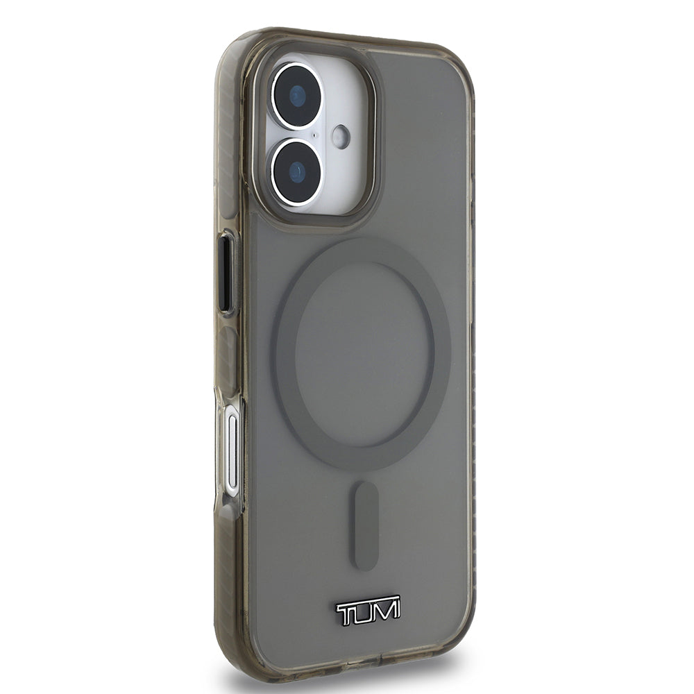 TUMI iPhone 16 Orjinal Lisanslı M-safe Şarj Özellikli Airbagli Transparan Kılıf TUMI iPhone 16 Orjinal Lisanslı M-safe Şarj Özellikli Airbagli Transparan Kılıf